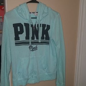 Blue pink hoodie